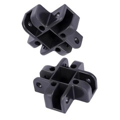 4 Pack Popup Canopy Center Connector Plastic Fits Square Tubes 34x34mm
