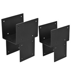 4 Pack Heavy Duty 5.5X5.5 Stainless Steel Post Caps Tie Bracket For Wood Beams
