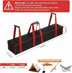 Pop Up Tent Storage Bag Large Waterproof 800D Oxford Cloth Compatible with Party