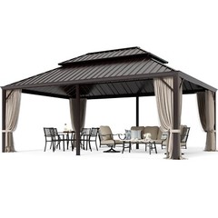 14&rsquo;x20&prime; Gazebo Outdoor Gazebo Hardtop Gazebo Pergolas and Gazebos Clearance