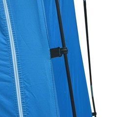 Silver Coated Polyester Shower Tent with Removable PE Floor 130x130x210cm