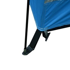 Silver Coated Polyester Shower Tent with Removable PE Floor 130x130x210cm