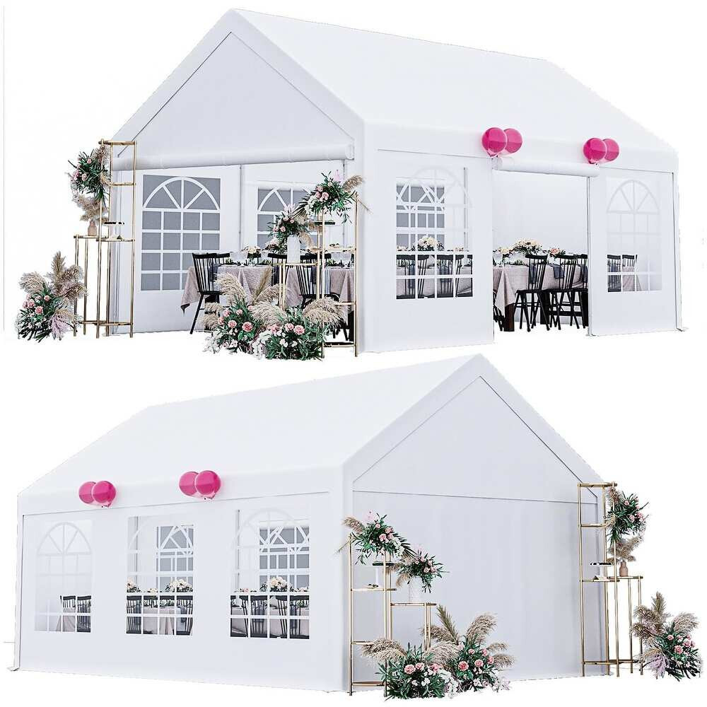 16&rsquo;x20&rsquo;Canopy Party Tent Heavy Duty Carport Outdoor Wedding Gazebo Event Shelter