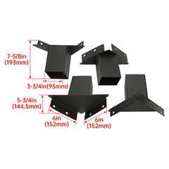 Powder coated 4PCS Compound Angle Heavy Duty Deer Elevator Brackets Tree Stand