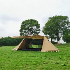 Family Camping 3-Person A-Frame Tent Easy To Carry Special Mesh Fabric