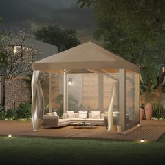 10&rsquo;x10&prime; Patio Canopy Tent with Mosquito Netting,Portable Gazebo,Screen House