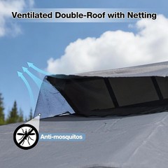 Outdoor Gazebo Patio 10&rsquo;x13&prime; Heavy Duty Shelter Canopy Tent W/ Mosquito Netting