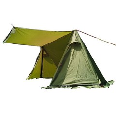 Winter Pyramid Tent with Waterproof Fabric and Aluminum Alloy Frame Lightweight
