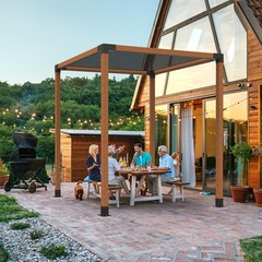 VEVOR 4 »x4 » Pergola Bracket Kit inner 3.6×3.6 3-Way Woodworks DIY Post 4 pcs