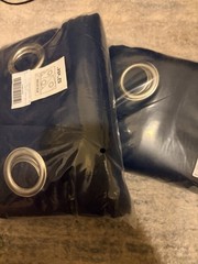 RYB Home 52“ X 84“ Outdoor Curtains Navy Blue x3
