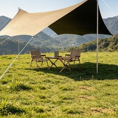 Stainless Steel Tarp Support Poles 226 cm 89 in 6 Section for Tent Canopy Setup