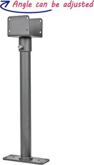 2-Pack 3.6&Prime; Stainless Steel Saddle Roof Riser for Patio Pergola, Black Finish