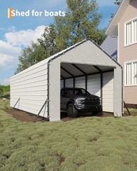 16PCS Metal Carport Kit Roofing Panels for Metal Carport 13x26ft 13x21ft 13x16ft