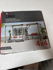 Wild Hog Linx 4 In Black Steel Corner Extension Bracket Pergola 1 Pack