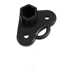 Gazebo Foot Brackets for 21x21mm Tube Plastic Set of 4 Tent Support Accessories