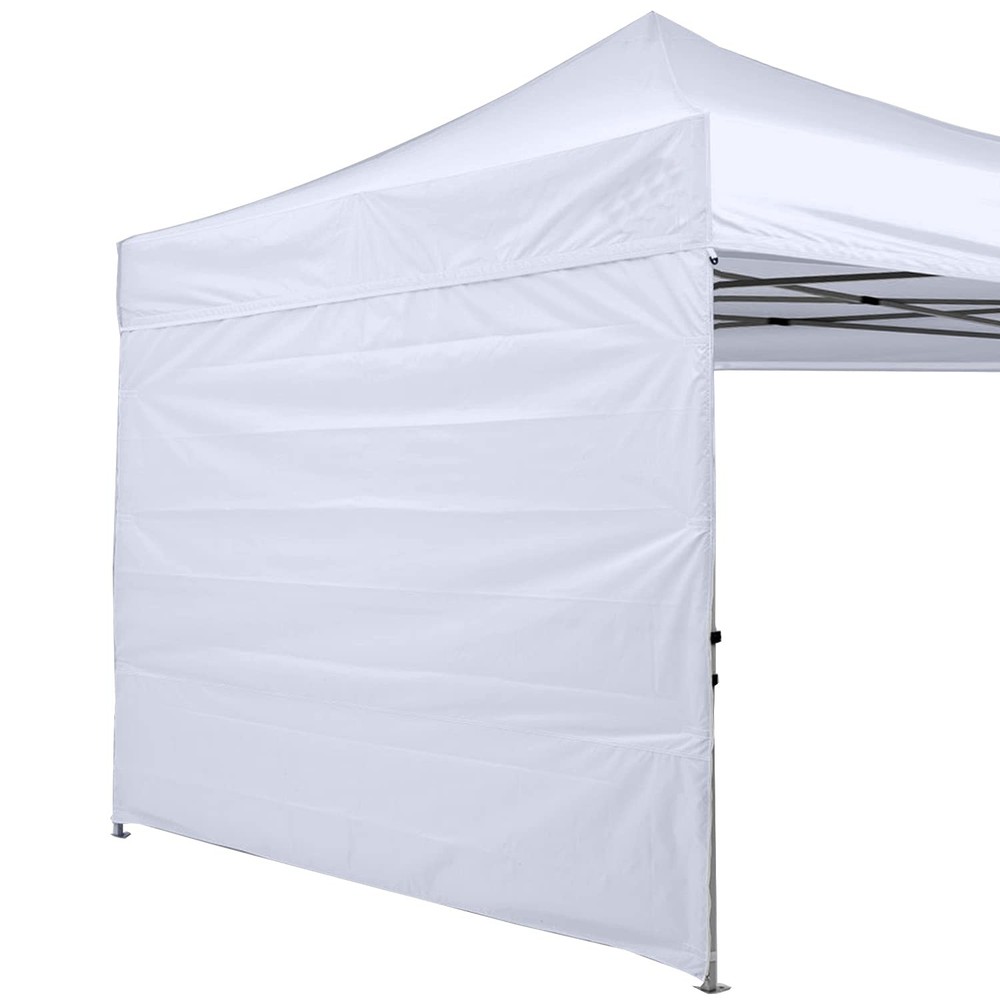 ABCCANOPY Instant Canopy SunWall 10×10 FT, 1 Pack Sidewall Only, 10×10, White