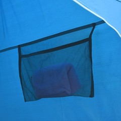Silver Coated Polyester Shower Tent with Removable PE Floor 130x130x210cm