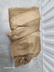 Universal Gazebo Adjustable 12&rsquo;W X 10&rsquo;H Replacement Mesh Netting Tan Zippered