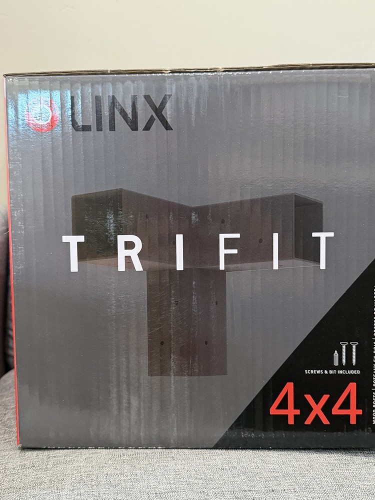 Trifit Pergola Bracket 4×4 Powder Coated Black Steel LINX Outdoor Patio