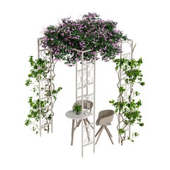 Outdoor Garden Pergola Gazebo Awning Canopy Sun Shade Shelter Metal Trellis Roof