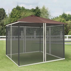 Replacement Mosquito Netting for10&rsquo;x10&prime; Gazebo Black Screen Canopy Mesh Walls