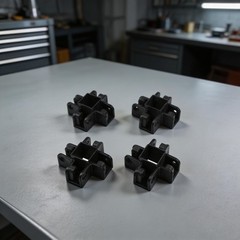 4 Pack Popup Canopy Center Connector Plastic Fits Square Tubes 34x34mm