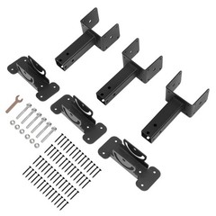 3Pcs Roof Brackets Pergola Beam Bracket Adjustable Angel For 3-1/2&Prime; Wood Post