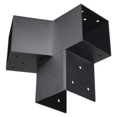 4×4 Inch Pergola Bracket Kit Inner 3.5×3.5 3- and 4-Way Brackets for Gazebo