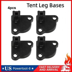 4PCS Gazebo Foot Brackets Plastic Fit 21??21mm Tube For Pop-Up Tent Canopy