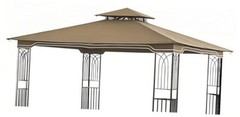 SCOCANOPY Replacement Gazebo Canopy Compatible with 10 x 12 Regency II Khaki