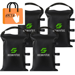 Sand Bags for Canopy Legs Empty Sandbags Weight, 150LBS, Black