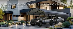 12×30&prime; Metal Carport Heavy Duty Upgraded Reinforce Outdoor Car Shelter Garage