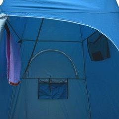 Silver Coated Polyester Shower Tent with Removable PE Floor 130x130x210cm