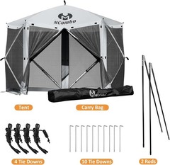 10x10ft 5-Sided Pop-Up Gazebo Tent Only Screened Outdoor Shelter W/ Netting