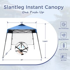 Pop Up Canopy Tent Gazebo Shelter Sun Shade Outdoor Tents for Beach Camping
