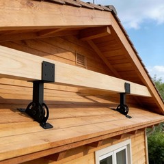 3 Pcs Heavy Duty Roof Riser Brackets Kit 4×4 Adjustable Height Angle Pergola