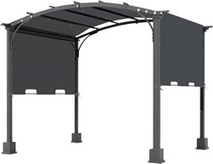 85 » x 208 » Waterproof Pergola Replacement Cover – Grey Sunshade Canopy