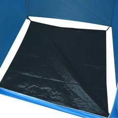 Silver Coated Polyester Shower Tent with Removable PE Floor 130x130x210cm