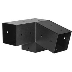 VEVOR 4×4&Prime; Pergola Bracket Kit Inner 3.5×3.5 3-Way Slanted Brackets with Bases