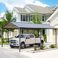 10 x 20 ft Outdoor Carport Heavy Duty Gazebo Garage Car Shelter Shade Multi-Use