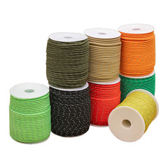 Outdoor Tent Guy Rope 30m Long 4mm Thick Reflective Polyester for Night Use