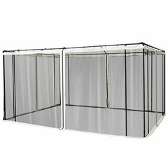 Replacement Mosquito Curtains Netting Screen Wall for 10&rsquo;x13&prime; Gazebo Porch Patio