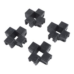 Centre Connector For Popup Tent Frames Plastic 4 Way For 34x34mm Tubes