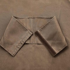 119&Prime; x 80.75&Prime; Universal Pergola Curtain Kit w/ Hooks/C-Ring Included, Brown