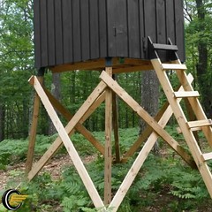 Powder coated 4PCS Compound Angle Heavy Duty Deer Elevator Brackets Tree Stand