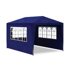 Party Tent Blue Polyethylene 9.8 x 13.1 ft UV-resistant materials