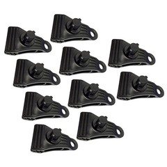 10pcs Sturdy Camping Fasteners for Secure Tarp and Tent Attachment Outdoors