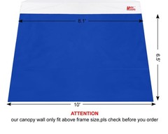 MASTERCANOPY SunWall Canopy Sidewall for 10×10 Slant Leg Tent, 1 Blue