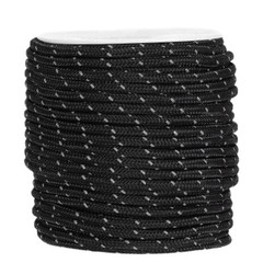 Outdoor Tent Guy Rope 30m Long 4mm Thick Reflective Polyester for Night Use