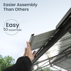 10 x 20 ft Outdoor Carport Heavy Duty Gazebo Garage Car Shelter Shade Multi-Use